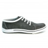 Buty casual / sport męskie 722 szary welur