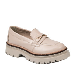 Damskie buty casual 6086 kremowe