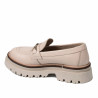 Damskie buty casual 6086 kremowe
