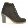 Damskie botki 3230 cafe welur