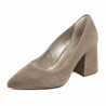 Eleganckie buty damskie 1315 zamsz w kolorze piaskowym