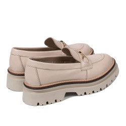 Damskie buty casual 6086 kremowe