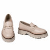 Damskie buty casual 6086 kremowe