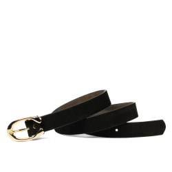 Damski pasek 35m czarny bufo