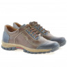 Buty sportowe męskie 852 indigo + brąz 1
