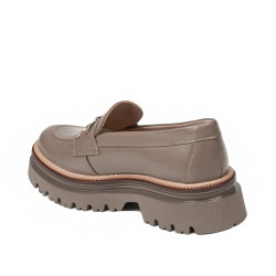 Damskie buty casualowe 6086 cappuccino