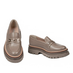 Damskie buty casualowe 6086 cappuccino