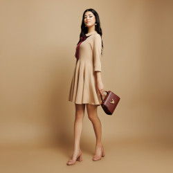 Eleganckie buty damskie 1324 nude lifestyle