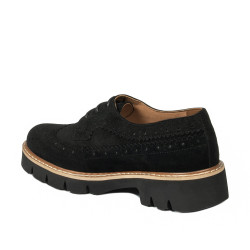 Damskie buty casual 6085 czarny bufo