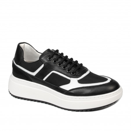 Buty sportowe damskie 6087 czarno połączone