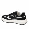 Buty sportowe damskie 6087 czarno połączone