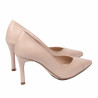 Damskie eleganckie buty 1325 croco beżowe