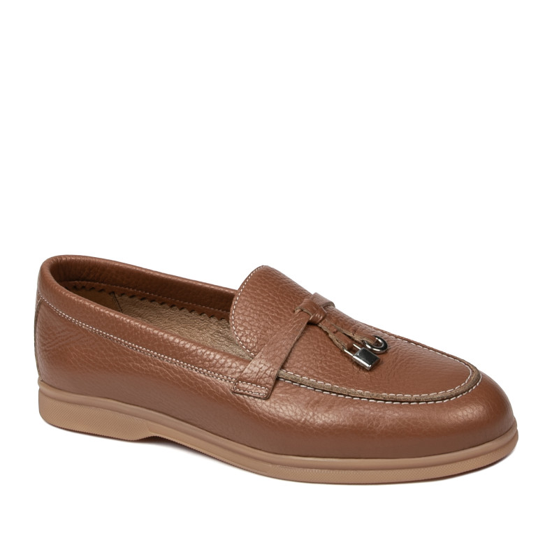 Mokasyny damskie 6082 biz camel