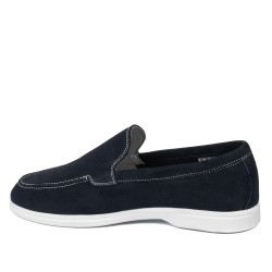 Mokasyny męskie 980 indygo welur