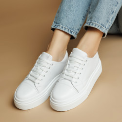 Damskie buty sportowe 6083 białe lifestyle