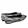 Baleriny damskie 1341 zebra