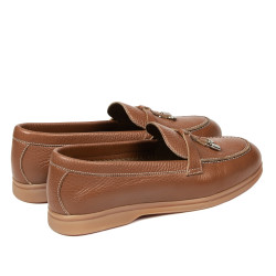Mokasyny damskie 6082 biz camel