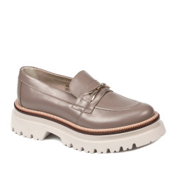 Buty casual damskie 6086-1 cappuccino