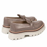 Buty casual damskie 6086-1 cappuccino
