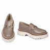 Buty casual damskie 6086-1 cappuccino