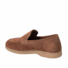 Mokasyny męskie 980 camel welur