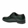 Elegantne buty męskie 958 A zielone