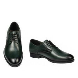 Elegantne buty męskie 958 A zielone