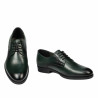 Elegantne buty męskie 958 A zielone