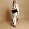 Eleganckie buty damskie 1318 czarny welur lifestyle