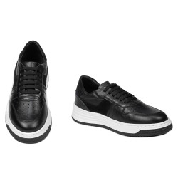 Buty sportowe damskie 6088 czarne kombinowane