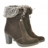 Damskie buty 3266 kawa welur