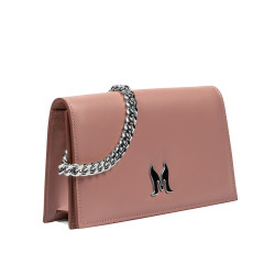 Damska torba na ramię 029g 01 różowy blush