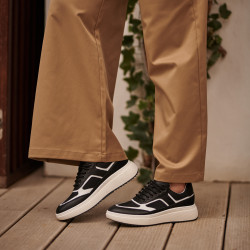 Buty sportowe damskie 6087 czarno połączone lifestyle