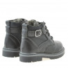 Małe botki dziecięce 21c czarne+szare