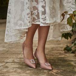 Eleganckie buty damskie 1318 nude lifestyle