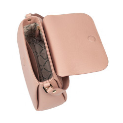 Damska torebka na ramię 040g poudre rose