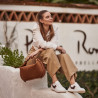Damskie buty sportowe 6088 biały+beżowy lifestyle