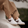 Damskie buty sportowe 6088 biały+beżowy lifestyle