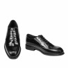 Eleganckie buty męskie 985 czarne florantic