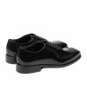 Eleganckie buty męskie 985 czarne florantic