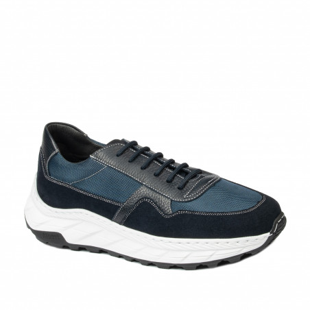 Buty casual/sport męskie 986 indigo kombinowany