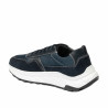 Buty casual/sport męskie 986 indigo kombinowany