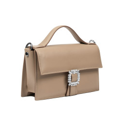 Torba damska do ręki 039g 01 mocha mousse