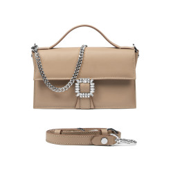 Torba damska do ręki 039g 01 mocha mousse