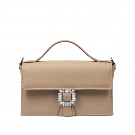 Torba damska do ręki 039g 01 mocha mousse