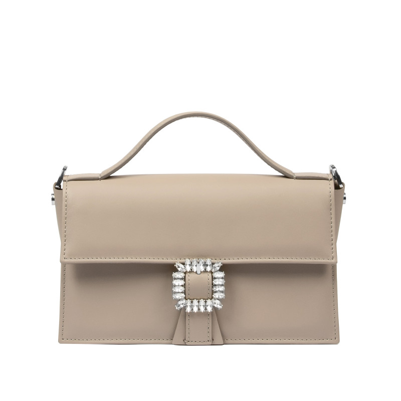 Damska torebka do ręki 039g 01 taupe