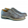 Casualowe / eleganckie buty męskie 756 kawa