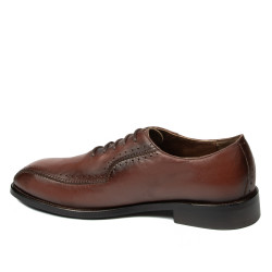 Eleganckie buty męskie 985 brązowe