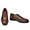 Eleganckie buty męskie 985 brązowe