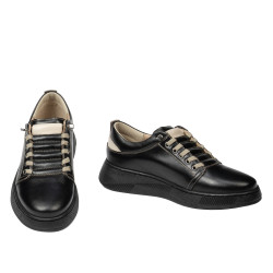 Buty sportowe nastolatki 8006 czarno-kompozytowe